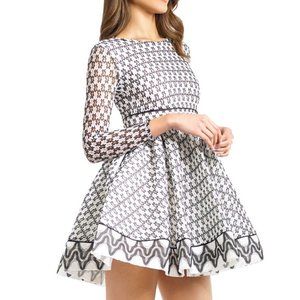 NWT Maje Royan All Over Embroidered Lace Dress